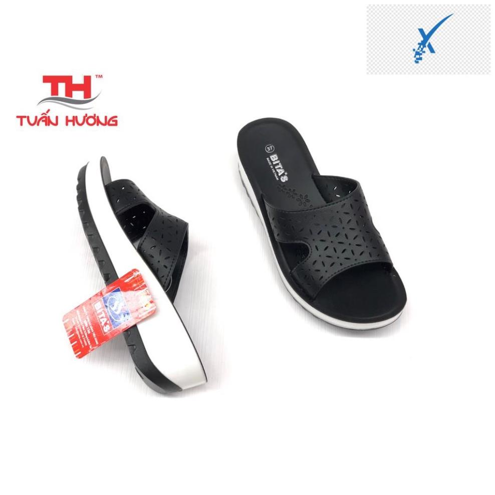 👘 Dép lê quai ngang nữ Bitas đế cao 5 phân DAN92 👘