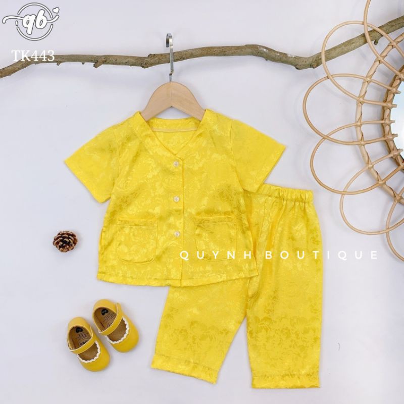 Quần áo trẻ em Quỳnh Boutique Bộ Bà ba hot hit 4 màu cho mẹ lựa chọn