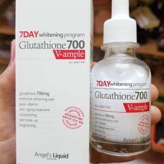 Huyết thanh trắng da 7day Whitening Program Glutathione 700 V-ample