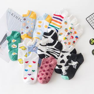 Vớ cổ ngắn họa tiết hoạt hình dễ thương thời trang cho nữ