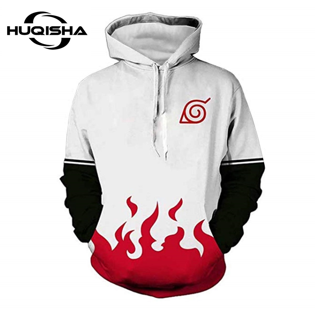 Áo hoodie in hình 3D nhân vật Anime Naruto thời trang HUQISHA