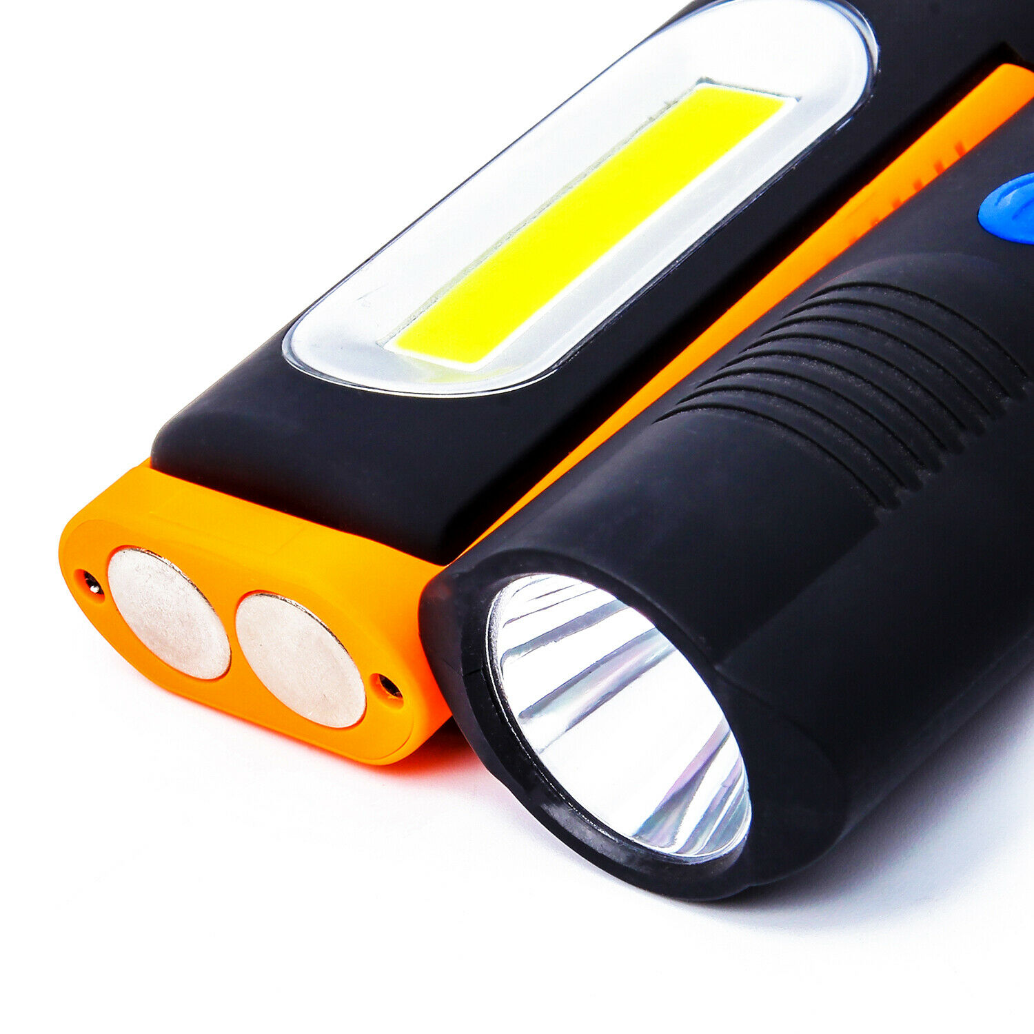 Đèn pin led đa năng siêu sáng kèm giá đỡ có nam châm chiếu sáng trong trường hợp khẩn cấp ngoài trời