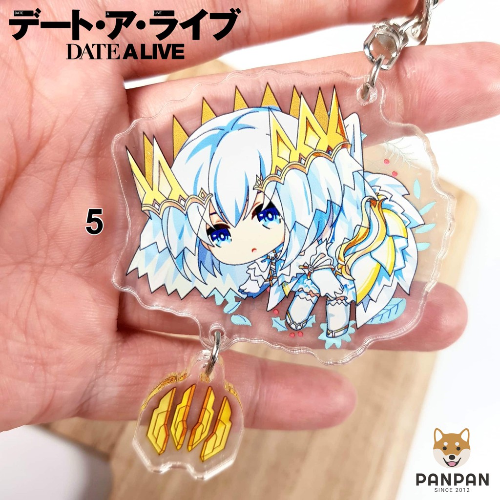 Móc khóa mica Anime Date A Live TREO (6cm)