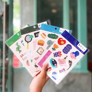 Sticker kẻ ô họa tiết cute