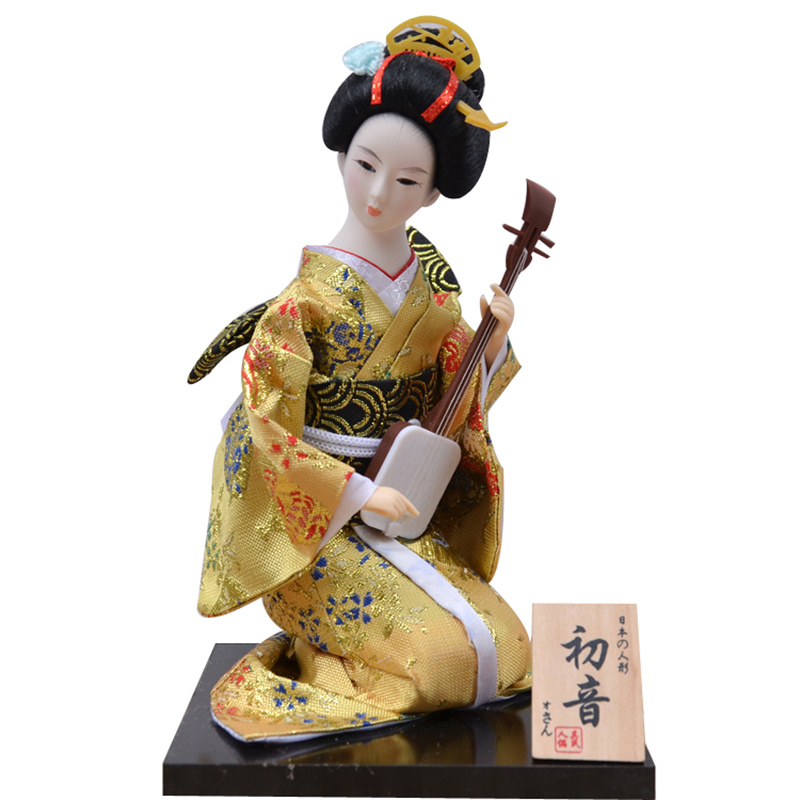 Búp Bê Geisha Phong Cách Nhật Bản Truyền Thống Trang Trí