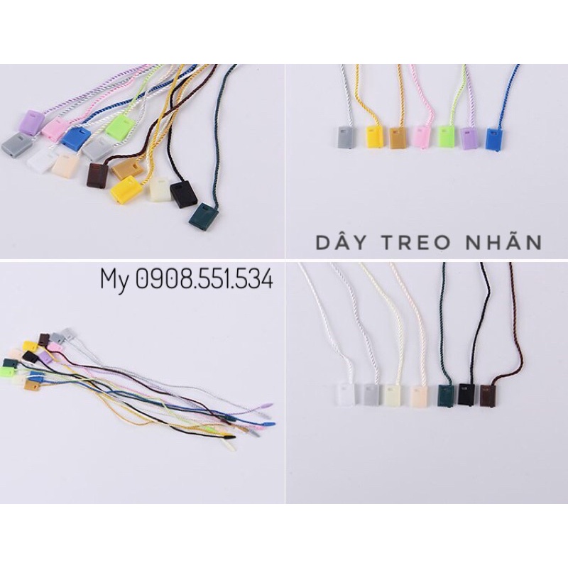 Dây treo nhãn mác quần áo  - khoảng 100 sợi