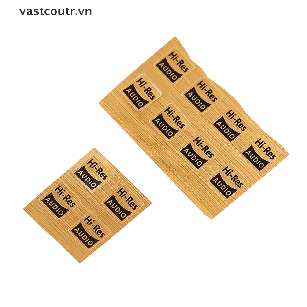 Bộ 10 Sticker Hi-Res Cho Thiết Bị Walkman Fiio Iriver Cayin MP3