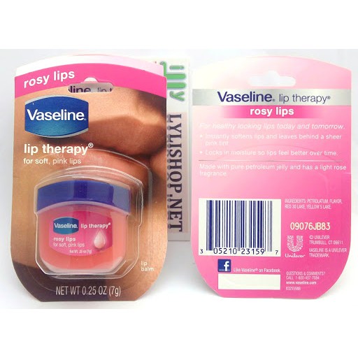 SON DƯỠNG MÔI VASELINE MỸ k t