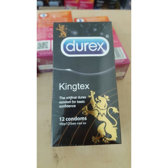 [Siêu giảm giá ]Bao cao su ÔM SÁT Durex Kingtex - 12 bao