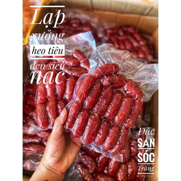 Lạp xưởng heo tiêu đen siêu nạc 1kg