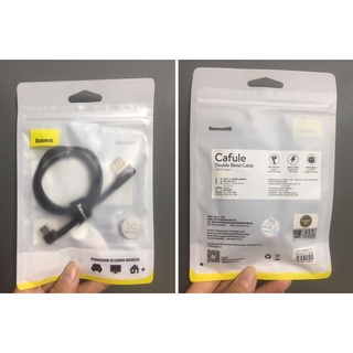 Cáp sạc type-C đầu USB cắm 2 chiều Baseus Cafule Double Bend
