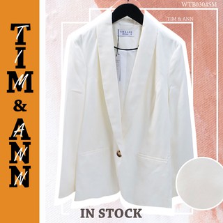 Áo Blazer Nữ 2 Lớp Màu Kem Gài Nút 0304SM  - Thời Trang Nữ Tim & Ann