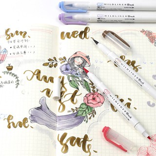 Bút 2 đầu Zebra Mildliner Brush ( 1 cây lẻ )