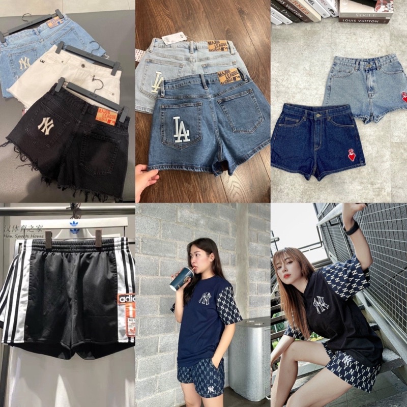 (ảnh thật) Quần Sooc jean m/ lb, adi/da full đủ 3 màu hàng chuẩn đẹp