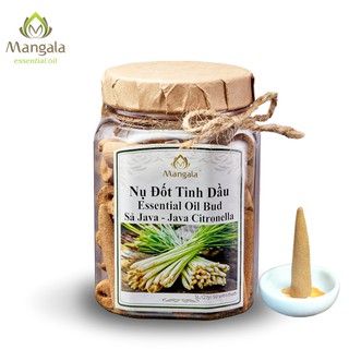 Nụ đốt tinh dầu sả mangala tặng dĩa đốt liệu pháp khử mùi và đuổi muỗi, côn trùng