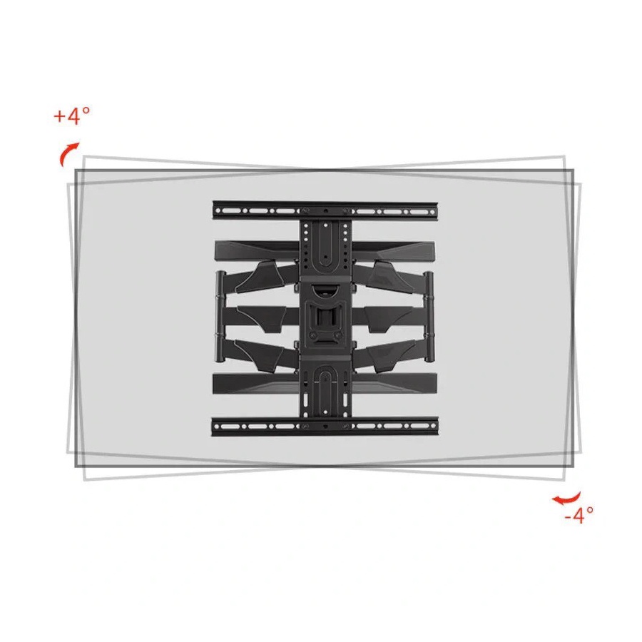 Giá Treo Tivi  NB - P6 - Xoay Đa Năng 45  60 65 75 inch - Khung Treo Tivi Xoay Góc - Kéo Đẩy Dễ Dàng