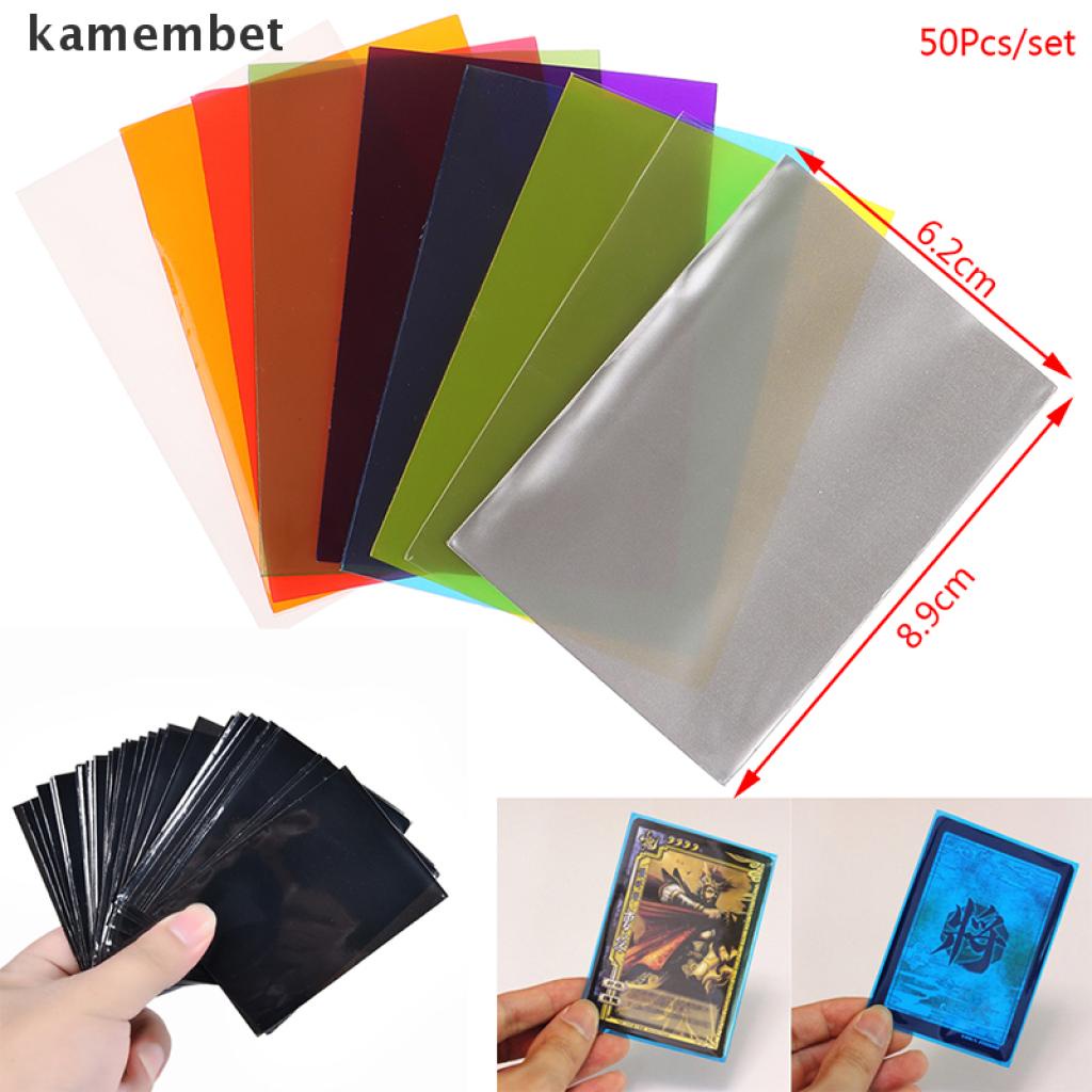 Set 50 Vỏ Bọc Thẻ Chơi Game 62x89mm Nhiều Màu Sắc | BigBuy360 - bigbuy360.vn