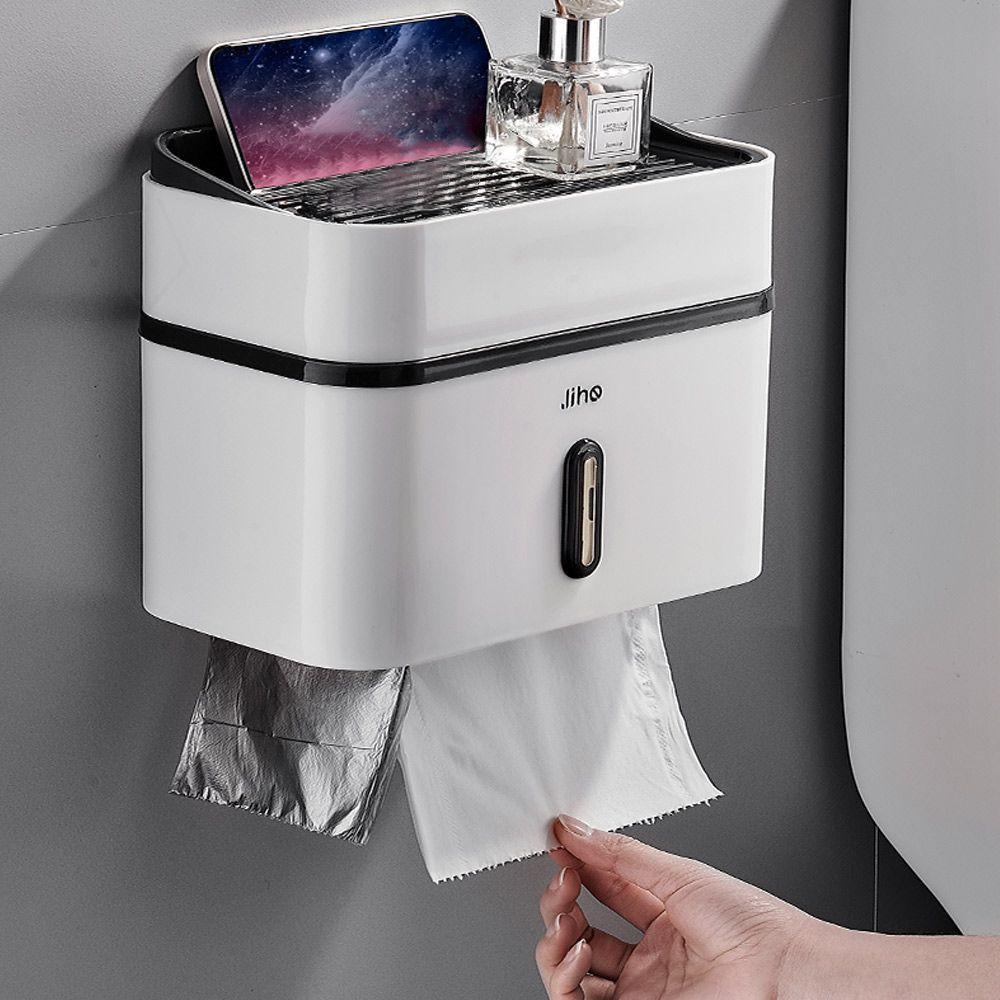 Giá Đỡ Cuộn Giấy Vệ Sinh Đa Năng Chống Nước Không Cần Đục Lỗ