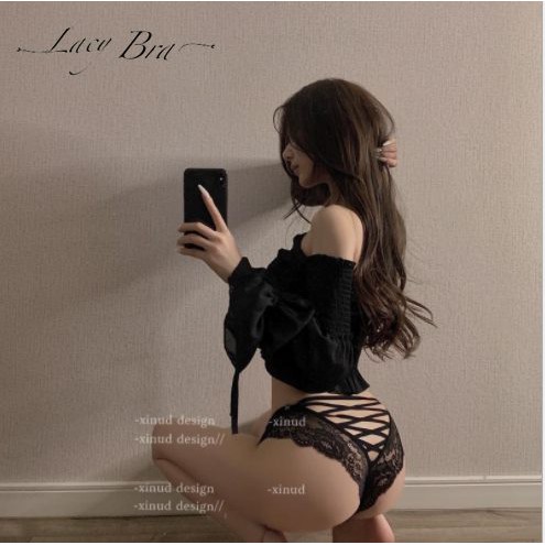 Quần Lót Ren Nữ Thiết Kế Dây Đan Chéo Siêu Sexy - Lacy Bra - QL41 | BigBuy360 - bigbuy360.vn
