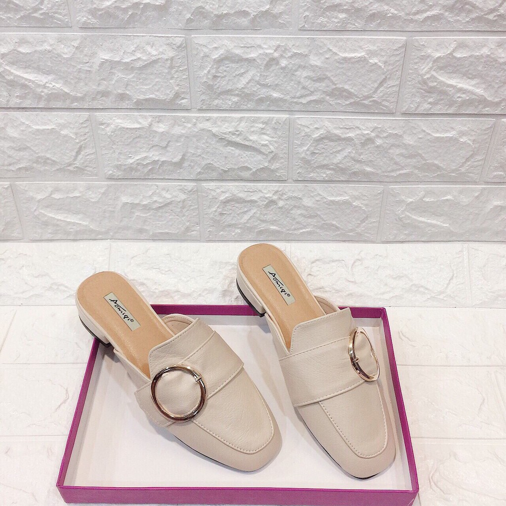 Dép sục nữ khoá tròn đế kép ( hàng loại 1 )