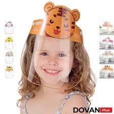 ✅ Tấm Chắn Giọt Bắn- FACE SHIELD (Thun Xốp) (Trẻ Em), phòng dịch , chống bụi cho bé -VT0793