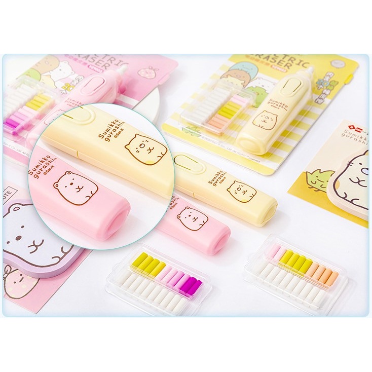 Tẩy Điện Tự Động Làm Sạch Corner Buddy Electric, Họa Tiết Hoạt Hình Dễ Thương, Tiện Lợi, Dễ Dàng Xóa Tự Động