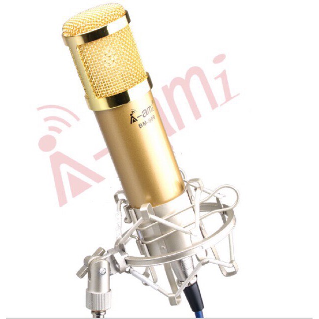 Combo mic ami bm900 +k10+ dây live ma2 tặng tai phone ( 4 món).