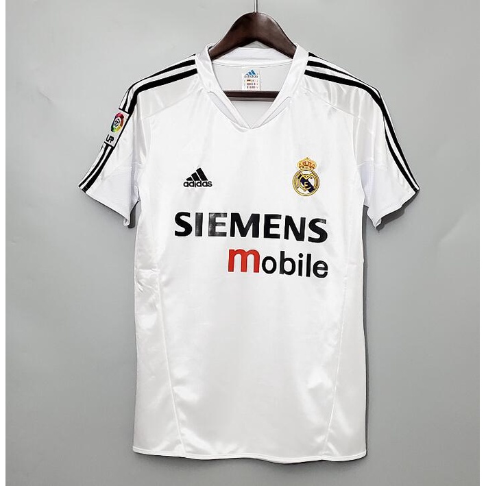 Áo bóng đá đội tuyển Real Madrid 04-05 phong cách retro