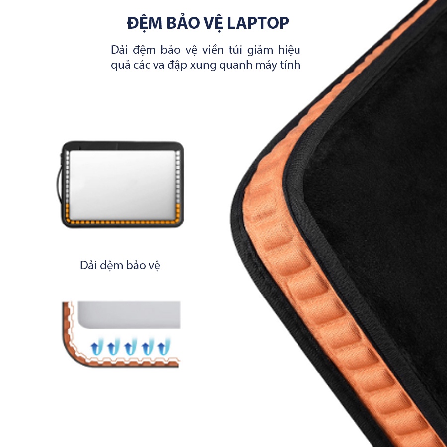 Túi xách Laptop, Macbook Chống sốc cao cấp - Wiwu Alpha Double Layer Sleeve