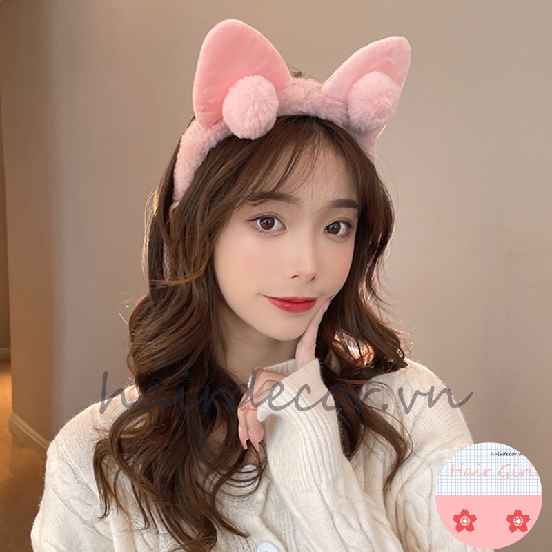 Hàng mới về Băng đô tai mèo dễ thương phong cách Hàn Quốc