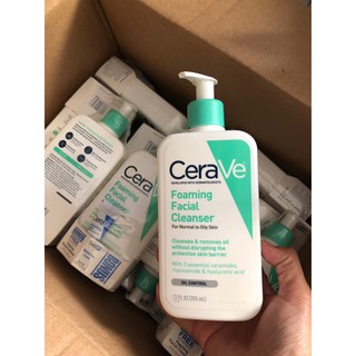 Sữa Rửa Mặt CeraVe Foaming Facial Cleanser Hàng Chuẩn Mỹ