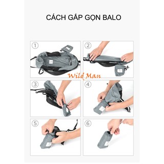 Balo du lịch gấp gọn 18L naturehike