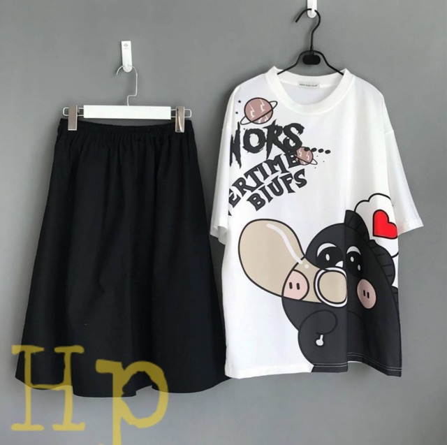 Sét thú tim WORS+ chân váy THN648