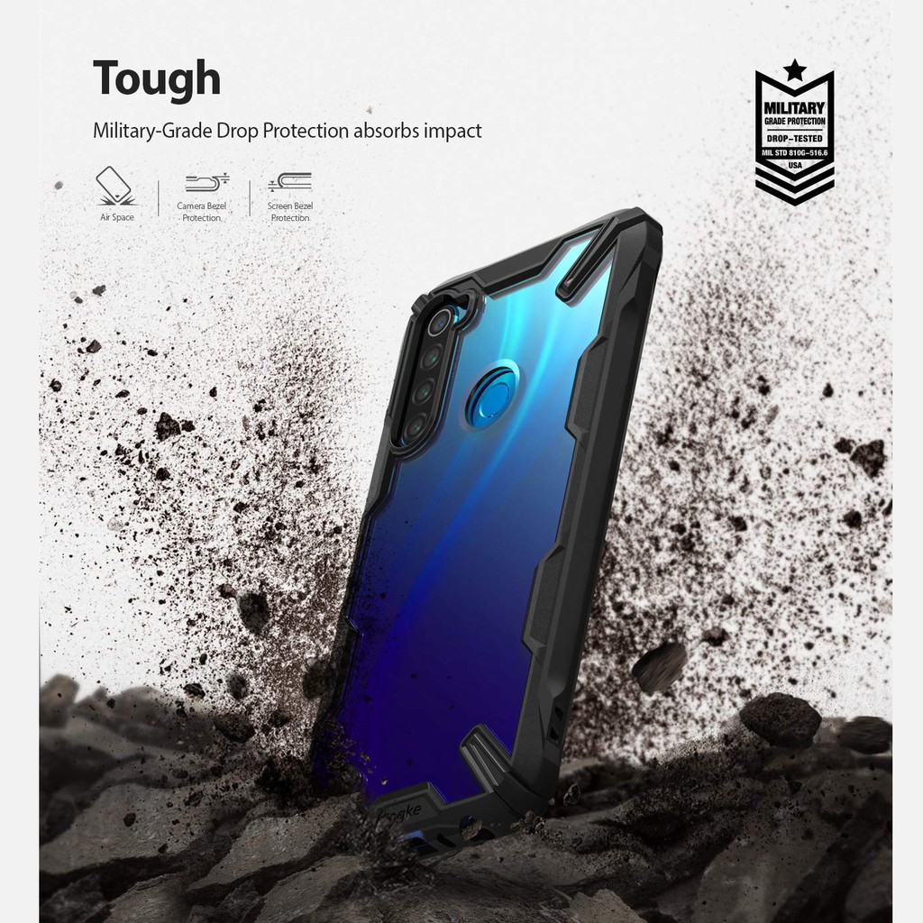 RINGKE Ốp Điện Thoại Chống Vỡ Cho Xiaomi Redmi Note 8 Pro / Note 8 Compact Fusion X