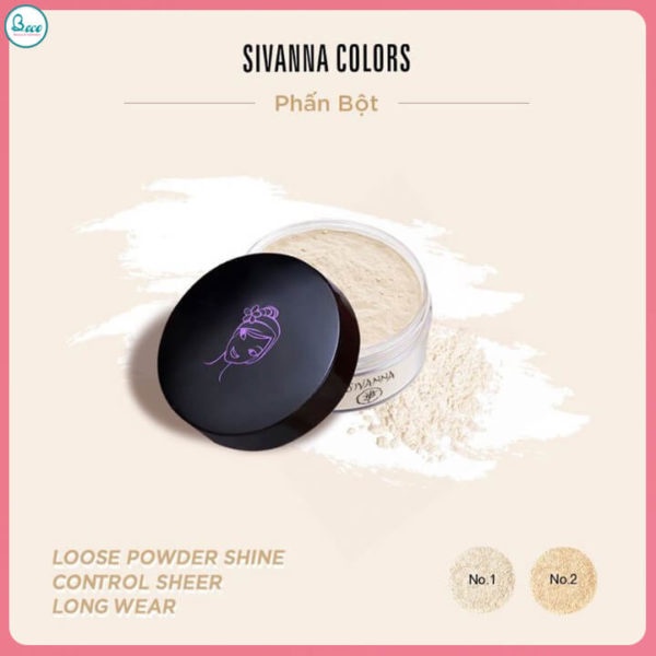 Phấn Phủ Bột Kiềm Dầu Sivanna Loose Powder Shine Control Sheer Long Wear [BECO- BC1359]