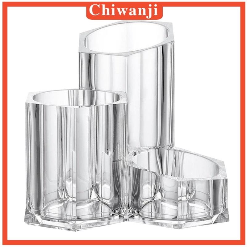 [Hàng mới về] Hộp đựng cọ trang điểm chất liệu acrylic trong suốt sử dụng tiện lợi