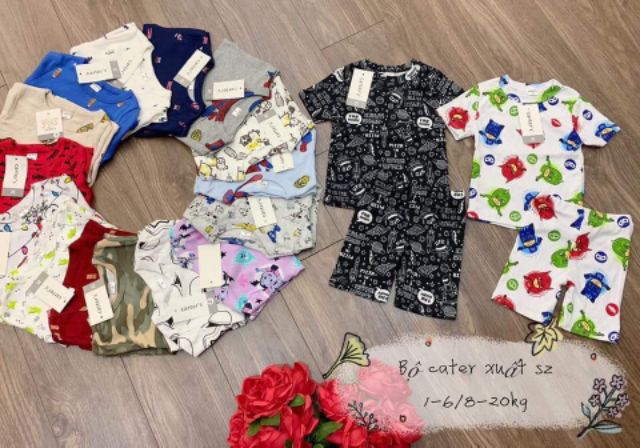 Combo 12 bộ carters bé trai khách chọn mẫu