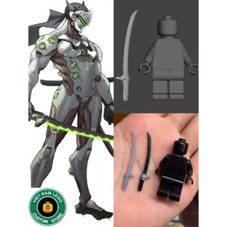 Phụ kiện minifigures: Vũ khí Genji ( Overwatch )