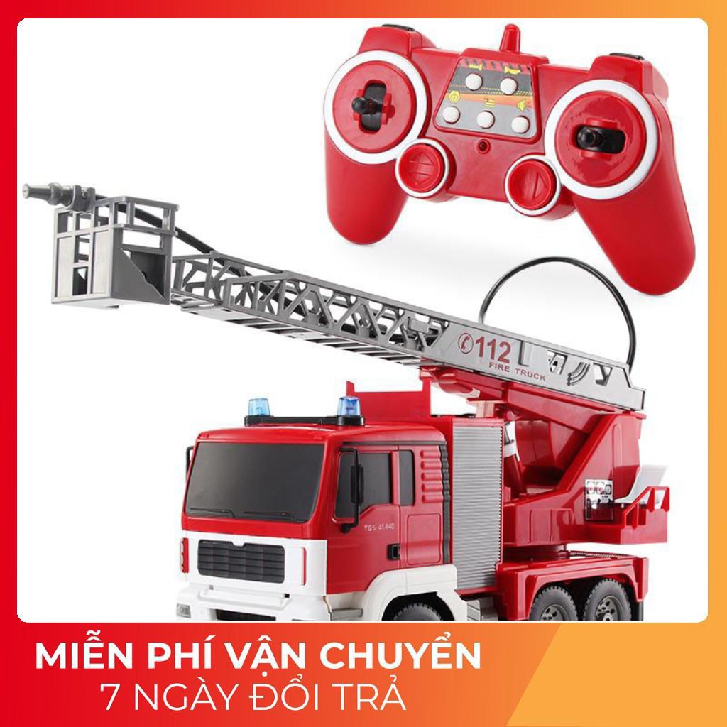 Xe Cứu Hỏa Điều Khiển Từ Xa Phun Nước E567-001 ⚡️VUA ĐỒ CHƠI