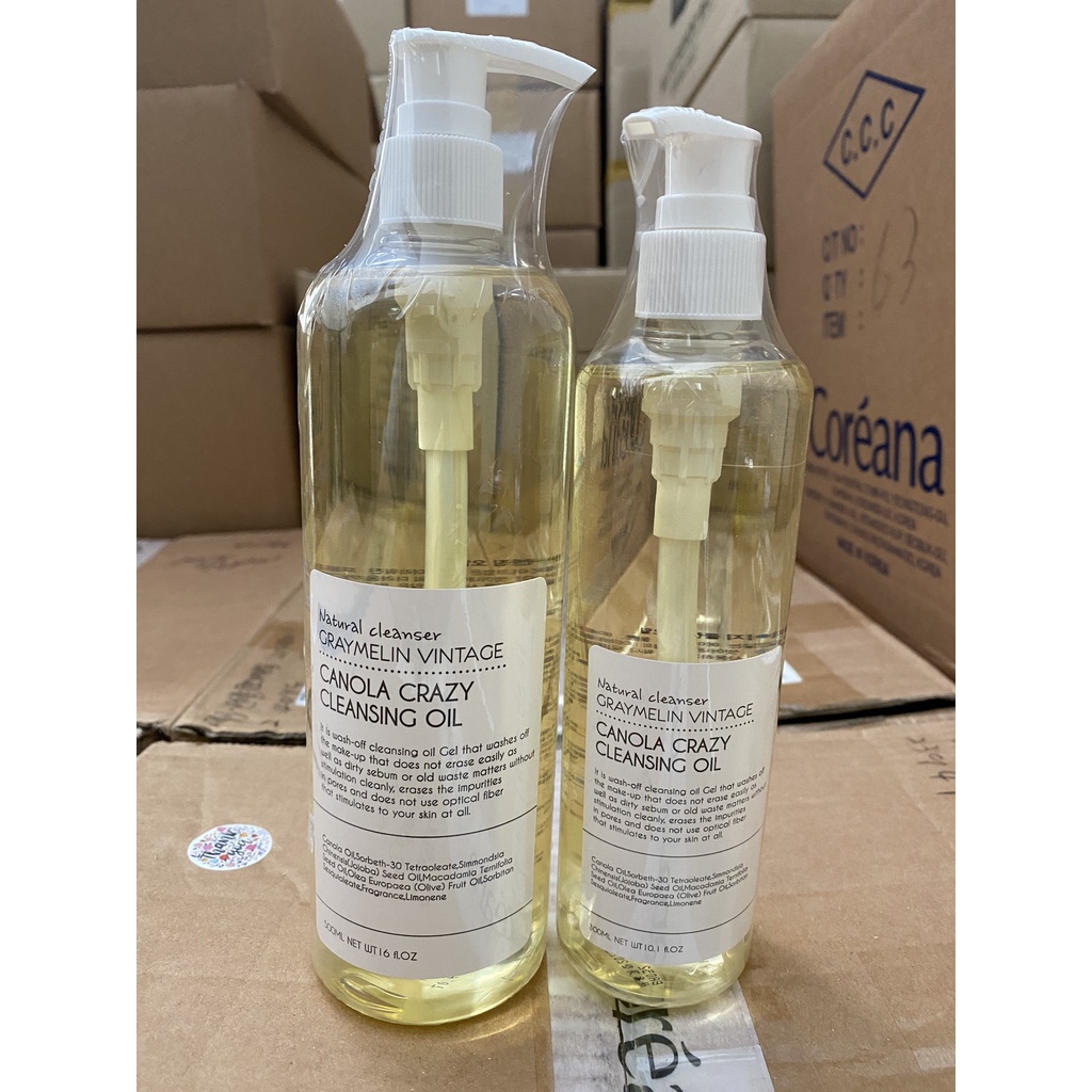 Dầu Tẩy Trang Hoa Cải Graymelin Canola Cleansing Oil