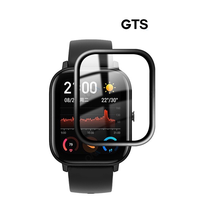 Miếng dán bảo vệ màn hình 3D PMMA cho Huami Amazfit GTS 2e GTS2 mini GTS3