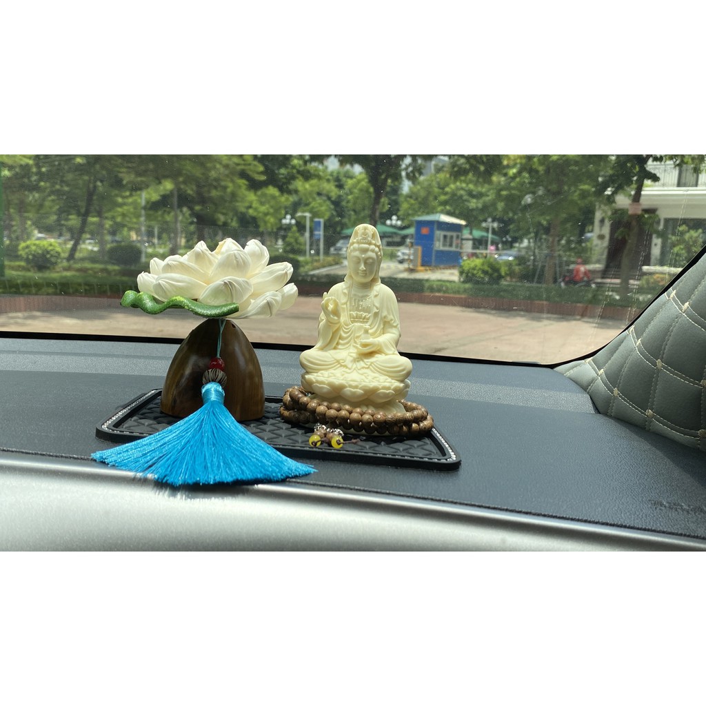 TƯỢNG PHẬT QUAN ÂM NGÀ ĐỂ TRANG TRÍ TAPLO XE HƠI