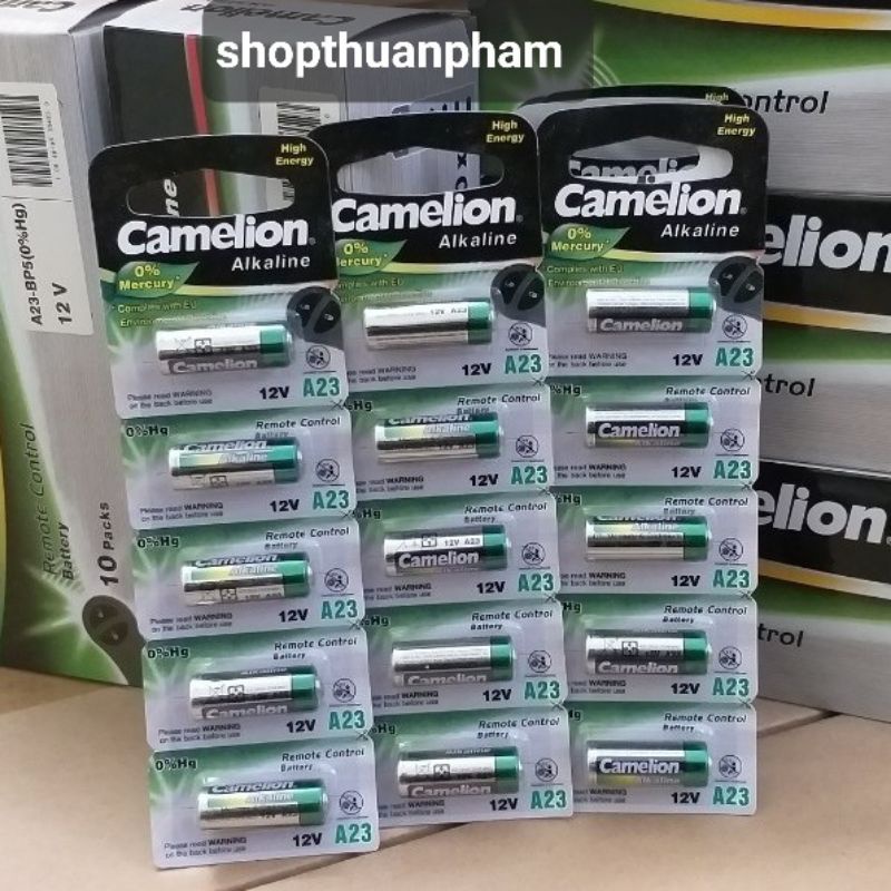 Pin cửa cuốn Camelion A23/ A27 dùng cho điều khiển ,cửa cuốn