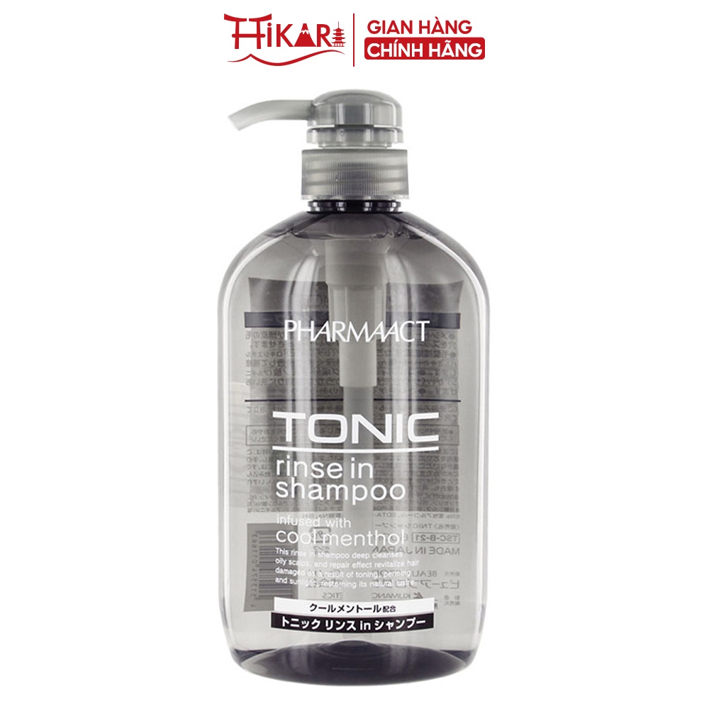 Dầu gội Kumano Tonic Rinse In Shampoo dành cho nam giới 550ml