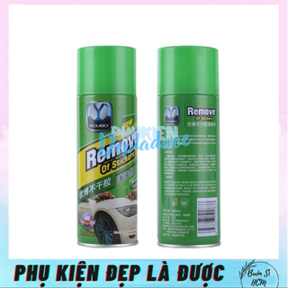 Chai xịt tẩy keo/ sơn/băng dính/ xốp dán tường đa năng tẩy vết băng dính, nhựa đường bám trên ô tô, tẩy đa năng