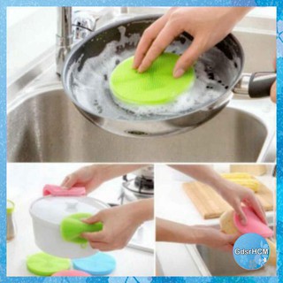 MIẾNG RỬA CHÉN BÁT SILICON THÔNG MINH (GIADUNGSIEUREHCM)