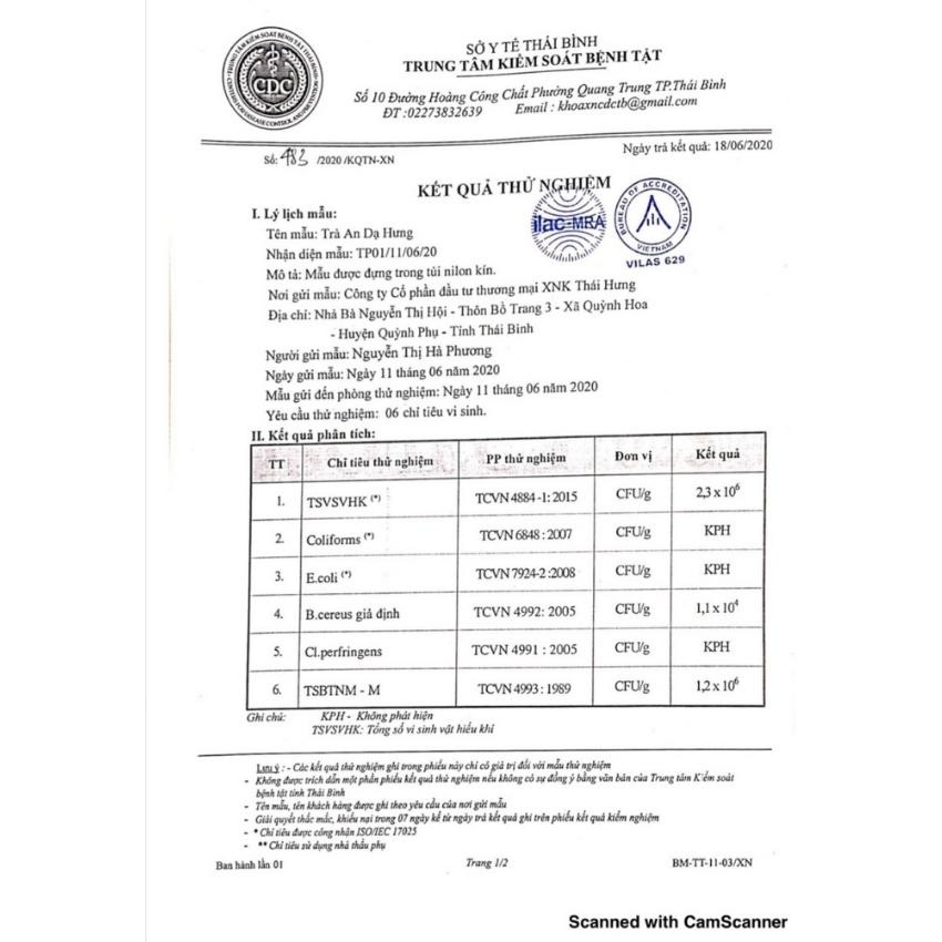 Trà Dạ Dày AN DẠ HƯNG - Hết Đau Dạ Dày, Bao Tử, Hành Tá Tràng - An Toàn Hiệu Quả 25 Túi lọc 125gr