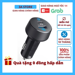 Tẩu sạc ô tô anker a2721 33w powerdrive pd+2 sạc nhanh 3astore