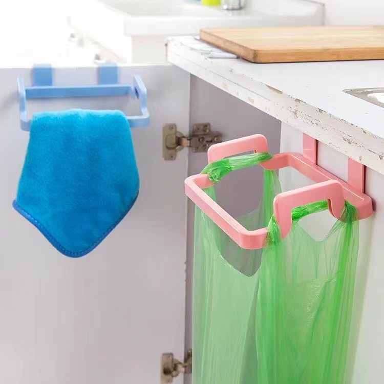 Combo 2 Giá treo khăn, túi nilong đựng rác hợp vệ sinh-Vrg1302-THÉ GIỚI TIỆN ÍCH