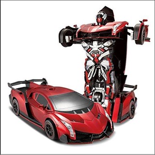 Đồ chơi ô tô biến hình thành Robot cho bé yêu(đỏ)